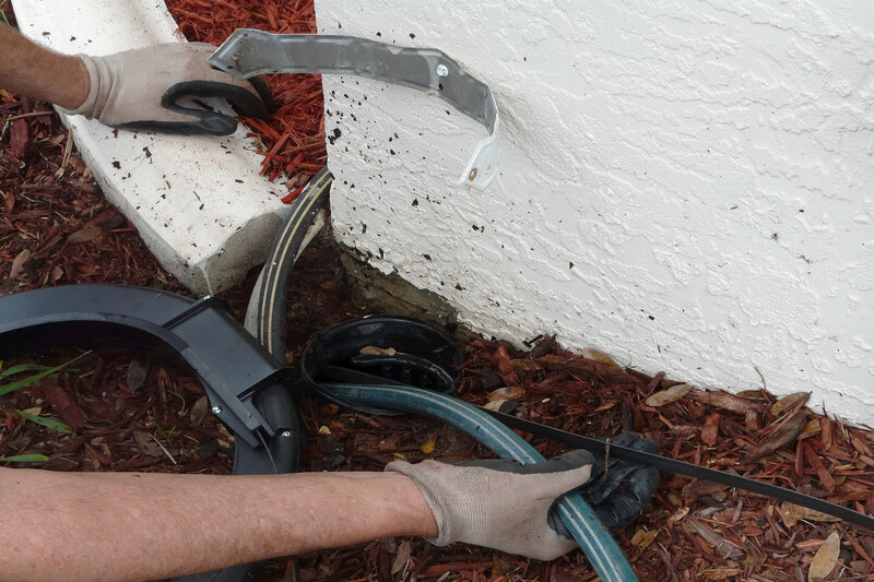 Outside Drain Blocked with Mud Cleared in UK United Kingdom